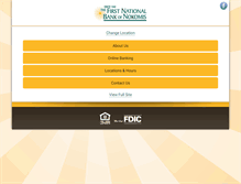 Tablet Screenshot of fnbnokomis.com